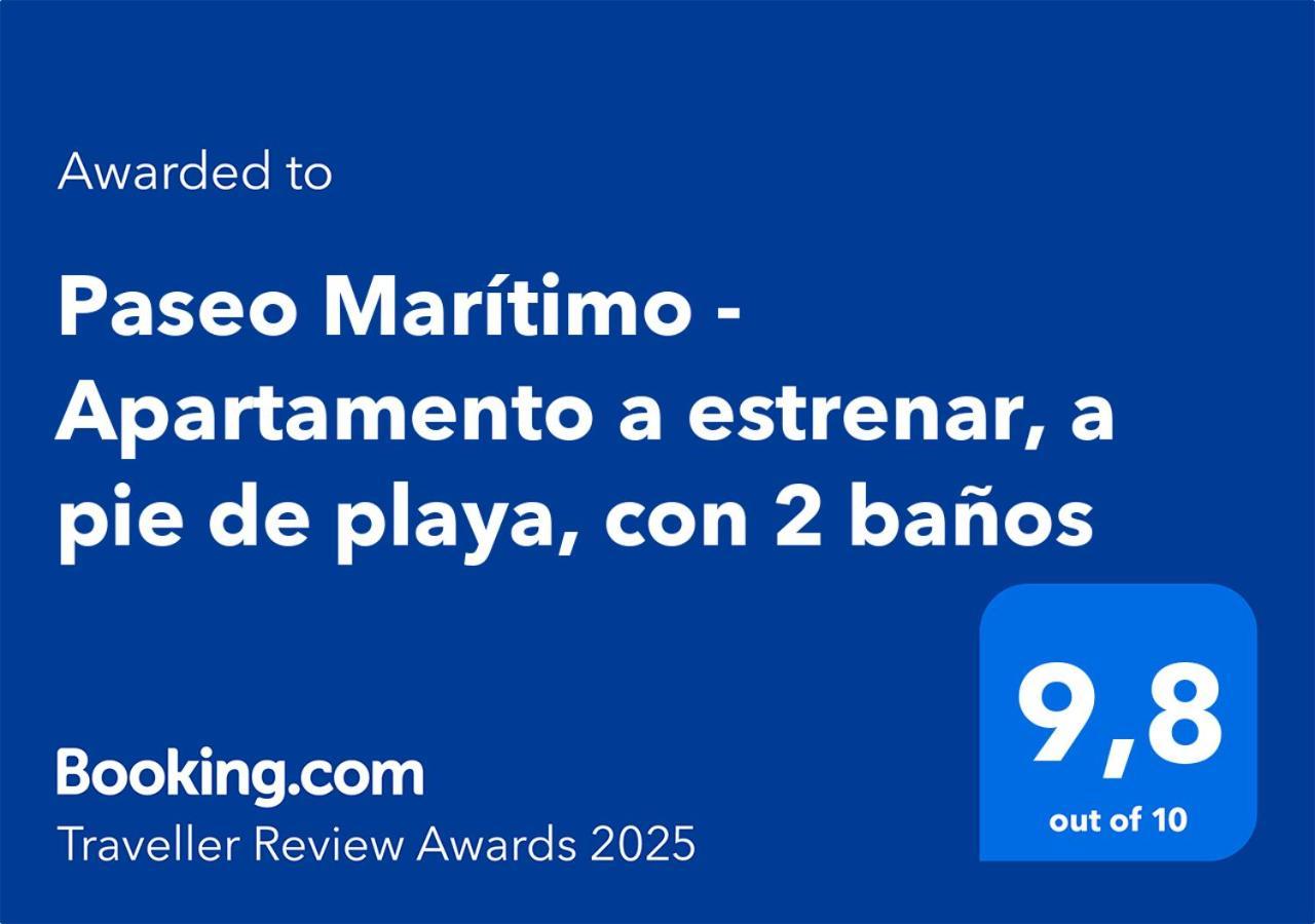 Paseo Maritimo - Apartamento A Estrenar, A Pie De Playa, Con 2 Banos Almería Esterno foto